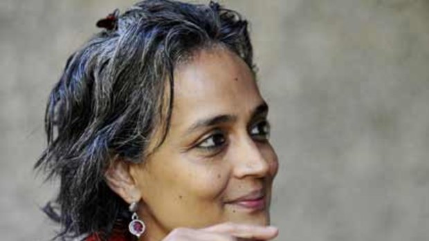 Arundhati Roy...support for Maoist guerillas.