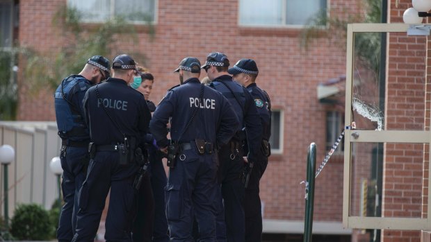 Police raid a home in Lakemba on July 30 over an alleged plot to bring down a plane.