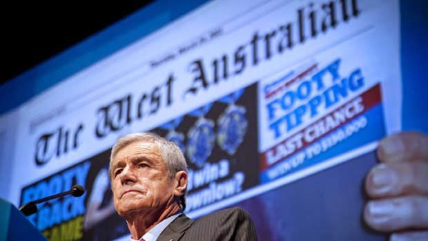 Kerry Stokes, chairman of Seven Group Holdings Ltd. and West Australian Newspapers Holdings Ltd.