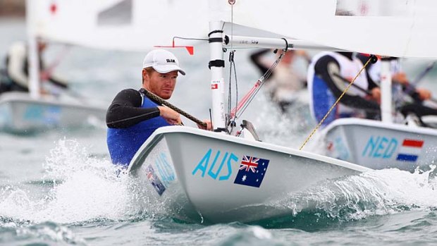 Not plain sailing &#8230; Tom Slingsby has stirred up competition with Britain after a row at an international regatta last month.