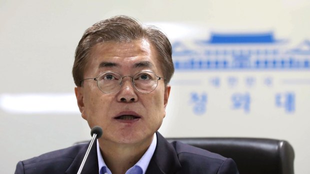 South Korean President Moon Jae-in