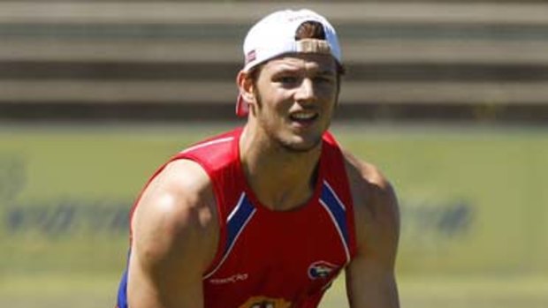 Former Brisbane Lion Justin Sherman is feeling quite at home with the Western Bulldogs.