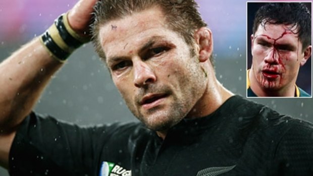 In trouble? Richie McCaw and Francois Louw's injury.