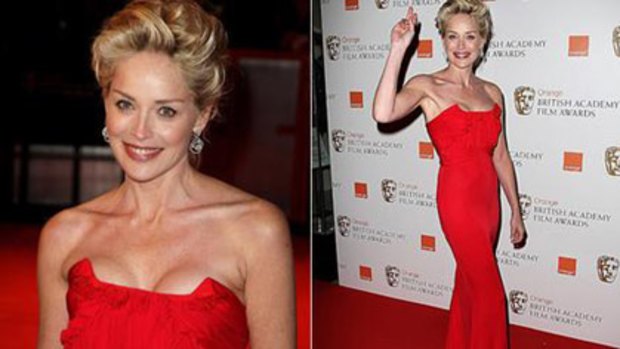 Sharon Stone steps out at the recent BAFTA Awards.