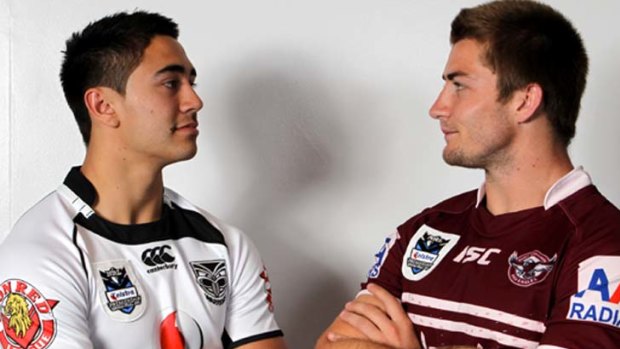 Skill merchants &#8230; Warriors halfback Shaun Johnson and Manly five-eighth Kieran Foran are both supremely talented and will be a joy to watch in today’s grand final.