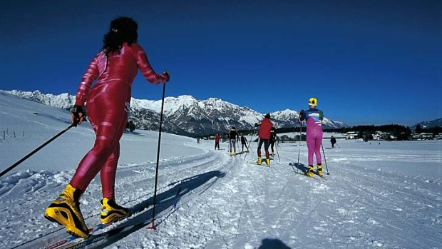 A survey in Austria has found one in five people are hitting the slopes after consuming alcohol ... and many are over the legal driving limit.