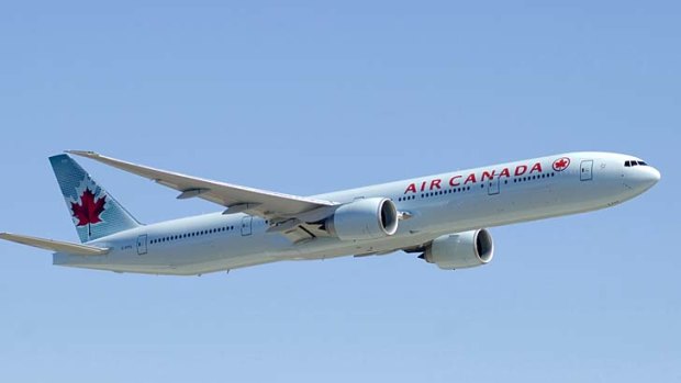 Long haul ... an Air Canada Boeing 777.