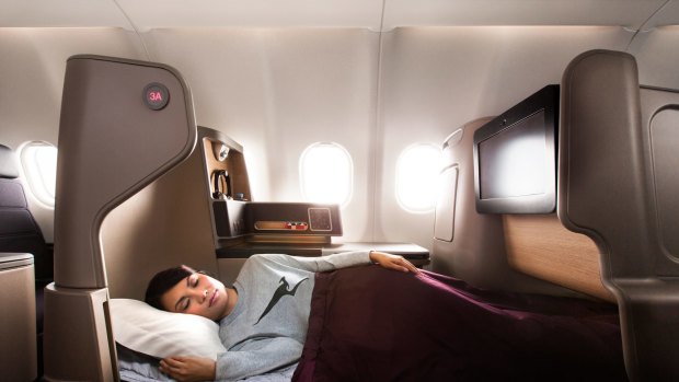 Feeling all Greta Garbo? Well, has Qantas got a seat for you.