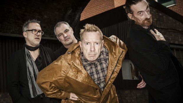 Caustic comments ... John Lydon, centre, and his band Public Image Ltd have the music to back up Lydon's rotten mouth.