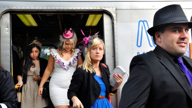 The Spring carnival is the busiest time of the year for Metro Trains. 