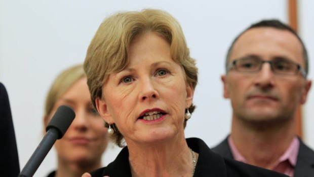 Greens Leader Christine Milne. Labor will preference the Greens in the Senate nationally except in Queensland.