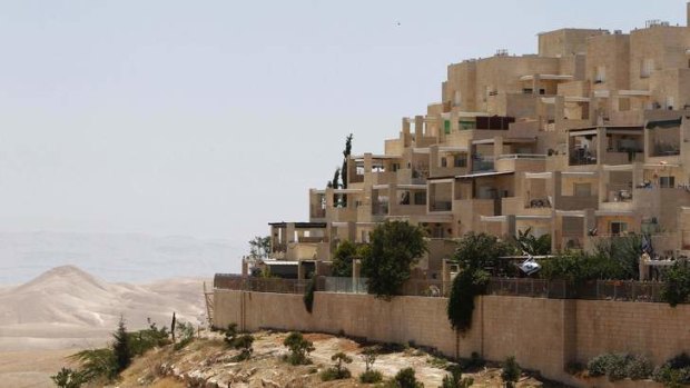 Fight for territory: Apartments in the West Bank settlement of Maale Adumim.