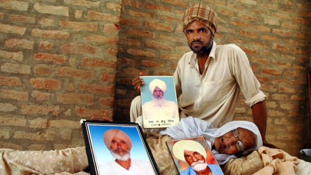 Kartar Kaur's three sons died of cancer in the village of Jaijjal. Scientists have linked pesticide exposure in Punjab with damaged DNA, which increases chances of getting the disease.