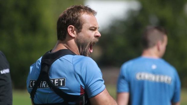 Nothing to yawn at: Manly have a great record when Brett Stewart plays.
