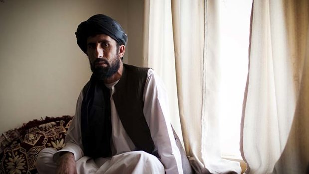 Matiullah Khan at his home in Oruzgan Province, Afghanistan last year.