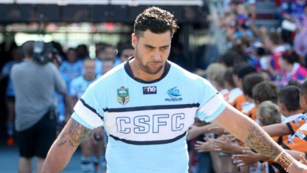Staying put: Sharks prop Andrew Fifita has agreed to a new four-year deal with the Cronulla club.