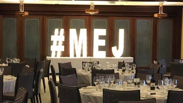 Law firm Maliganis Edwards Johnson used the letters for an event at Old Parliament House.