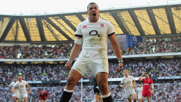 Luther Burrell, who made way for Burgess in the England rugby squad.