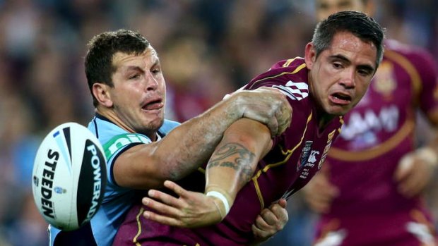 Higher honours: Corey Parker won a Kangaroos recall after starring for Queensland.