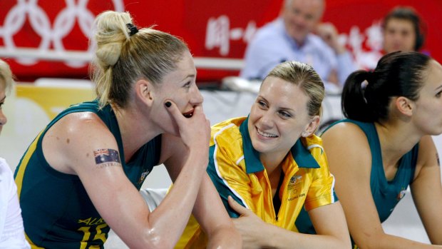 Capital move: Lauren Jackson and Penny Taylor.
