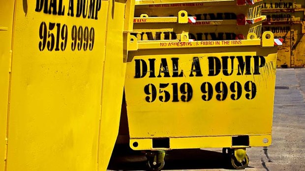 Accused of receiving waste at proposed Eastern Creek landfill prior to acquiring the licence to do so ... Dial a Dump.