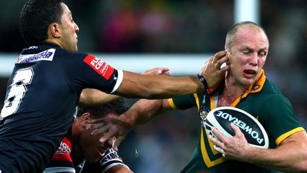 Injured Kangaroos skipper Darren Lockyer has been named in the train-on squad for the Four Nations tournament.