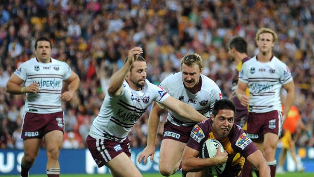 Bogey teams ... The Sea Eagles will face either the Broncos or the Dragons in Friday week's grand-final qualifier.