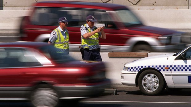 Downed tools.... Victoria Police are warning drivers of speed cameras as part of their pay protest.