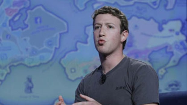 Facebook CEO Mark Zuckerberg speaks at the Web 2.0 Summit in San Francisco.