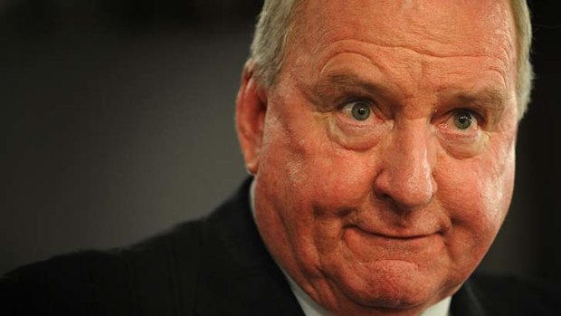 Controversy ... Alan Jones's comments have created a furore.
