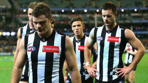 In doubt: Heath Shaw’s future at Collingwood is up in the air.
