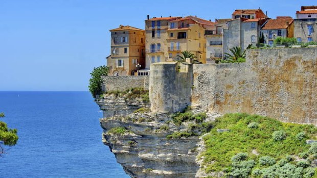 Mediaeval marvel ... the Corsican port of Bonifacio dates back to the ninth century.