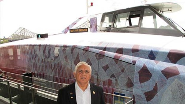 Aboriginal elder Joe Kirk was on hand for the unveiling of the Gootcha.