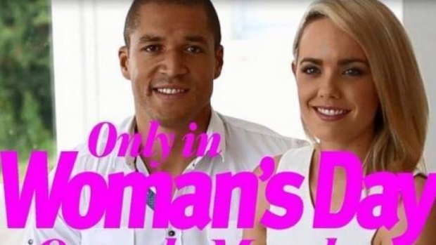Ready to tell all: Blake Garvey and Louise Pillidge on the cover of <i>Woman's Day</i>.