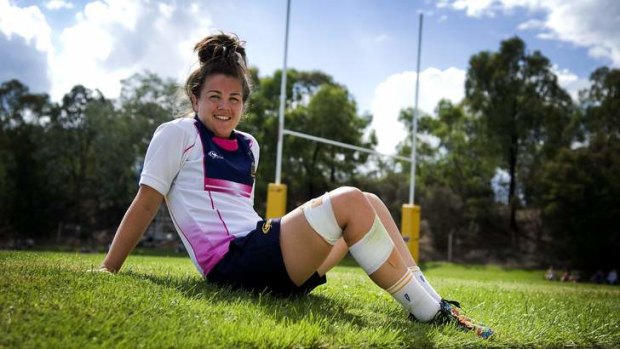 ACT Women's rugby seven's Sammi Woods.