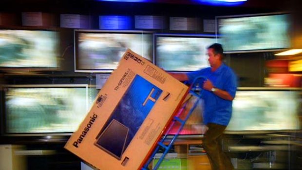 Televisions on display: are prices coming down?