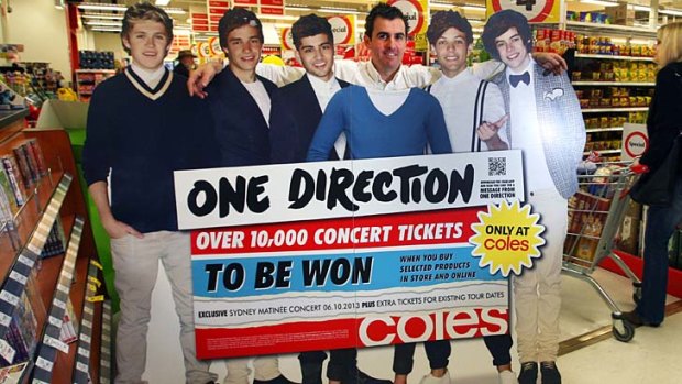 Bandwagon: One Direction for Coles, which can only be "down, down".