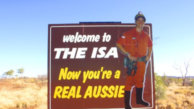 Big welcome ... men in Mount Isa most likely to be looking for love.