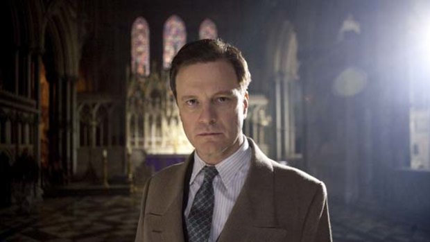 Command performance . . . Firth brings humanity to the remote King George VI.