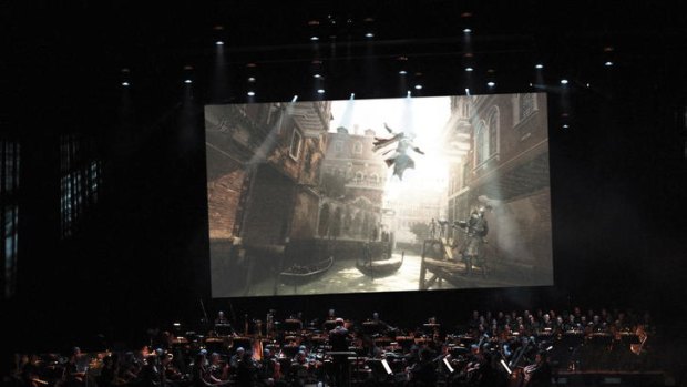 The MSO in rehearsal for <i>Video Games Unplugged</i>.