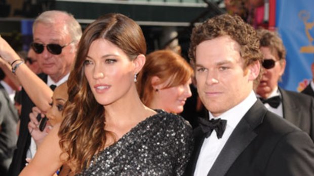 Marriage over ... Jennifer Carpenter and Michael C Hall.
