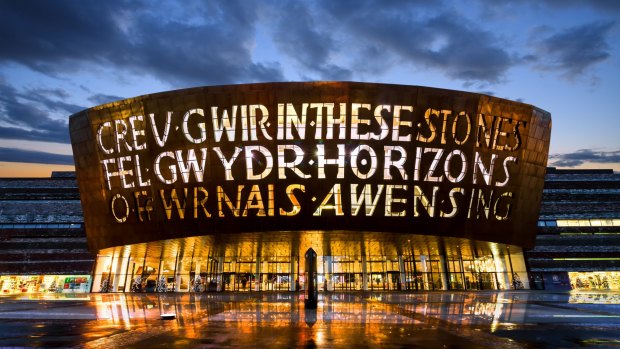Bay watch: The Millennium Centre in Cardiff.