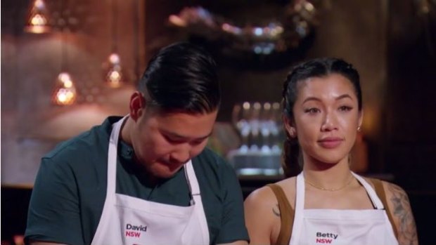 David knew they were beaten before the final MKR scores were delivered.