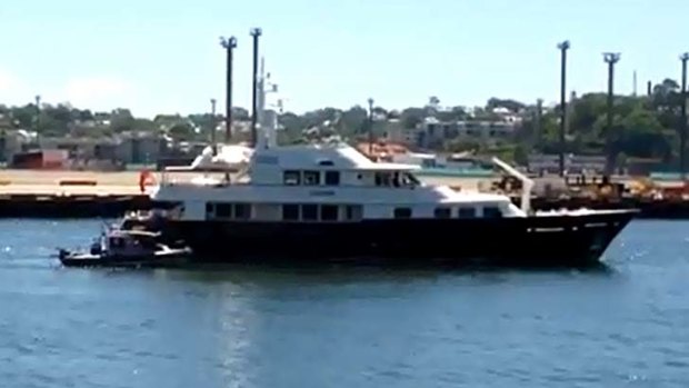 A man has died after falling overboard from the Calliope.