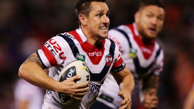 Rooster Mitchell Pearce is the only halfback remaining to have played more than 100 first-grade games.