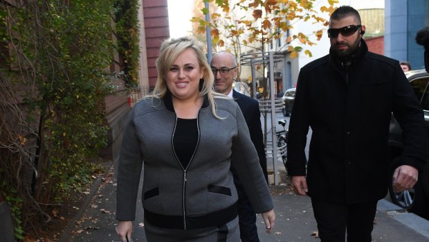 Rebel Wilson heads to court on Monday.
