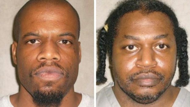 Clayton Lockett, left, died of a heart attack. The execution  of Charles Warner, right, was postponed.