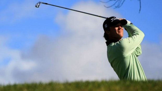 Lofty heights: Australian Matt Jones is hoping for a strong performance at the PGA Championship in Kentucky.