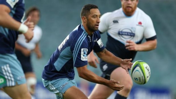 Benji Marshall played only 212 minutes of Super Rugby with the Auckland Blues.