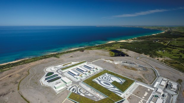 Victoria's desalination plant. in Wonthaggi.